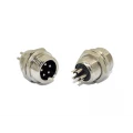Conector Mini Mike Macho para Painel - 2 a 7 Vias - YLF002/XP