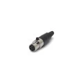 Conector Mini XLR Fêmea Solda Fio Para Cabo 6 Vias - WTN-11-1327/6P
