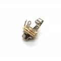 Jack J10 Mono Importado 1/4" com rosca curta circuito fechado 12A