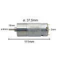 Motor com Redução 12V 83 RPM - Cód. Motor 08