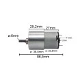 Motor com Redução 12V 13 RPM Cód. Motor 16