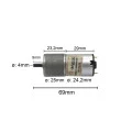 Motor com Redução 5V 193 RPM - AK280/1.1PF5R193SC - Cód. Motor 53.B