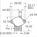 Sensor de pressão MPX5700GP - SIP-6 - NXP