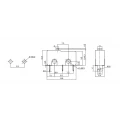 Chave Micro Switch SPDT ON-(ON) 3A 125/250VAC - MSW-11B - Jietong