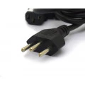 Cabo Rabicho Trifásico Macho/Fêmea 90º N27 10A/250V 3x0.75mm de 2 Metros