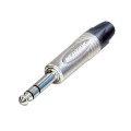 Conector P10 estéreo macho de cabo/linha (TRS) - NP3X - Neutrik