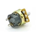 Potenciômetro CTS 24mm Log Push-Pull A1M Ω eixo plástico estriado com 9mm