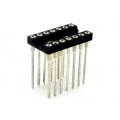 Soquete torneado CPW14 wire wrap 17,9mm 14 pinos - Cód. Loja 1108 E 1109