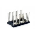 Soquete torneado CPW24 wire wrap 17,9mm 24 pinos - Cód. Loja 470 E 471