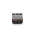 Borne de uso geral com 3 vias CBM003 passo de 5.08mm