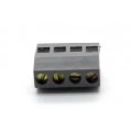 Borne de uso geral com 4 vias CBM004 passo de 5.08mm