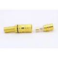 Plug Fêmea Rca JL17019GB (Preto) Dourado - JIALI