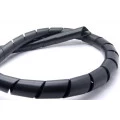 Organizador para Cabos Espiral 1'' Preto - Hellermann - Preço Por Metro