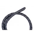 Organizador para Cabos Espiral 3/4'' Preto - Hellermann - Preço Por Metro