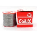 Estanho para Solda 63x37 diâmetro de 0.5mm Cobix Carretel Laranja de 500g