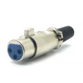 Conector XLR Fêmea Para Cabo JDW-9416/JL33007A - Jiali
