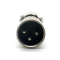 Conector XLR Macho 3 Pinos JDW9415/JL33008A - Jiali