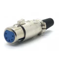 Conector XLR Fêmea 5 Vias JL33007C - Jiali