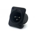 Conector XLR Macho Solda Fio para painel 907999002 - STcom