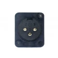 Conector XLR Macho Solda Fio para painel 907999002 - STcom