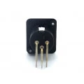 Conector XLR Macho PCI para painel 907999006 - STcom