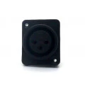 Conector XLR Fêmea PCI para painel 907999007 - STcom