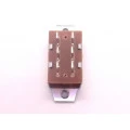 Chave HH 3/27 com ABA, com rosca e com gravação 127/220V com 6 terminais.