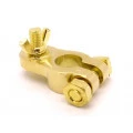 Clip para Bateria 1 Via Negativo (-) Dourado