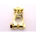 Clip para Bateria 1 Via Negativo (-) Dourado