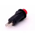 Chave Push-Button OFF-(ON) Sem Trava PBS-27B Vermelho - Jietong