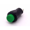 Chave Push-Button OFF-(ON) Sem Trava PBS-27B Verde - Jietong