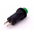 Chave Push-Button OFF-(ON) Sem Trava PBS-27B Verde - Jietong