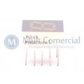 Display de 7 Segmentos Catodo Comum Vermelho Alta Intensidade PHDE108K - Politronic