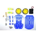 Plataforma Robótica DG007 Chassis em Acrílico com 2 Motores 6Vdc