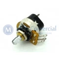 Potenciômetro Push-pull 24mm Log 10K Ω Eixo Estriado - CTS