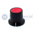 Knob com Parafuso 13030-5 Vermelho - Torplas