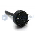 Chave de Onda 3 pólos 12 Posições RTS-01-304-42RP - Jietong 