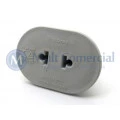 Adaptador Conversor de Sistema 02 Pólos 10A/250V  - Enerbras
