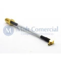 Cabo Pigtail MMCX para SMA com 8.5 cm