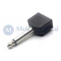 Plug adaptador  J2 Fêmea Mono Duplo para P10 Macho Mono - JL26078