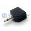 Plug adaptador J2 Mono Fêmea Duplo para P2 Mono Macho - JL157