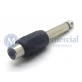 Plug adaptador RCA Fêmea para P10 Mono Macho - JL26090