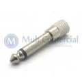 Plug adaptador Metálico P2 Mono Fêmea para P10 Mono Macho - JL16090B