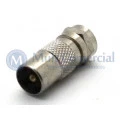 Plug adaptador BNC Macho para Pino Europeu - JL26068