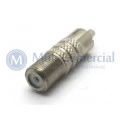 Plug adaptador Jack F Fêmea para RCA Macho - JL26062