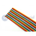 Cabo Flat Colorido 28AWG  34 Vias DS1058-34M28 - Rolo com 30 Metros