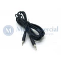 Cabo P2 Estéreo Macho 3.5mm - Cabo Com 3 Metros de Comprimento - JL41119 - Jiali