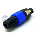 Conector Speakon 4 vias macho com trava - JL33019