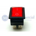 Chave Gangorra IRS-201-1B3 ON-OFF 20A~125VCA - 15A~250VCA 4 Terminais Vermelho - Jietong