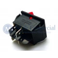 Chave Gangorra IRS-201-1B3 ON-OFF 20A~125VCA - 15A~250VCA 4 Terminais Vermelho - Jietong